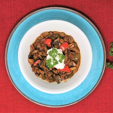 Hungarian Mushroom Paprikash Main