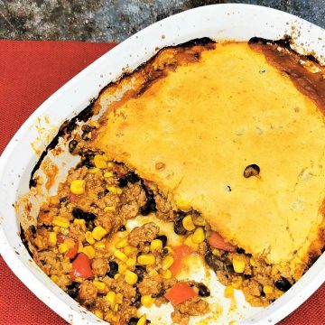 Cornbread Tamale Pie Casserole